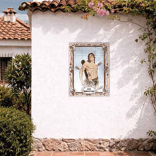 Saint Sebastian Tile Panel 45 cm x 60 cm