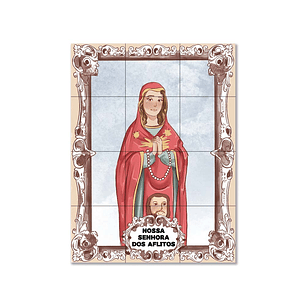 Our Lady of the Aflicted Tile Panel 45 cm x 60 cm