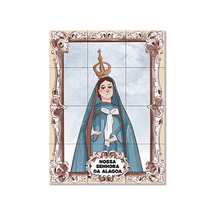 Our Lady of Alagoa Tile Panel 45 cm x 60 cm