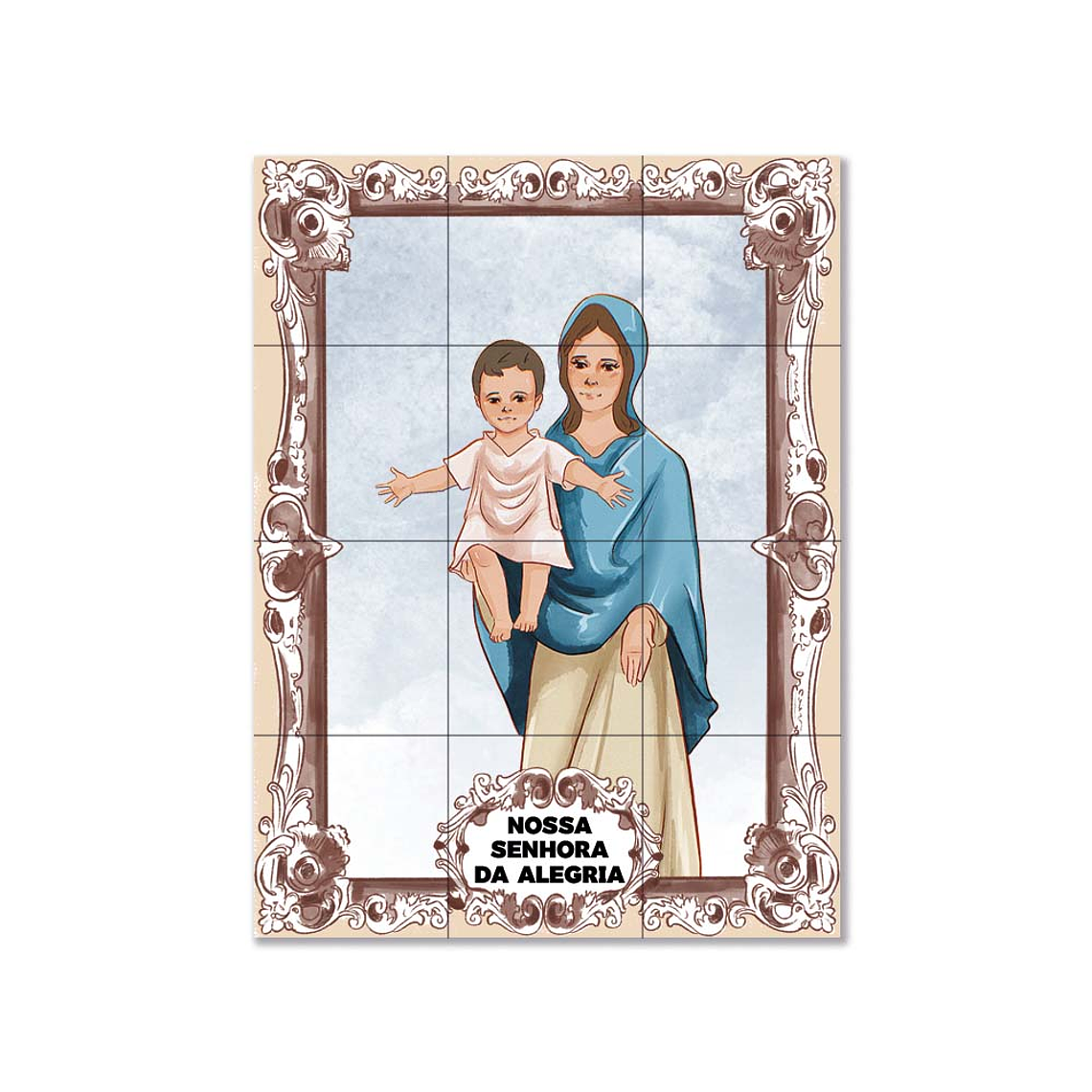Azulejos di Nostra Signora della Gioia 45 cm x 60 cm 1