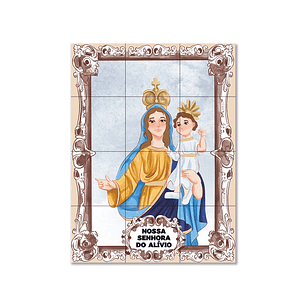 Our Lady of Relief Tile Panel 45 cm x 60 cm