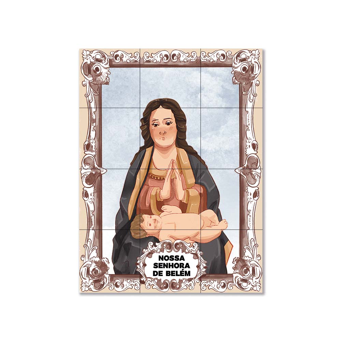 Azulejos di Nostra Signora di Betlemme 45 cm x 60 cm 1