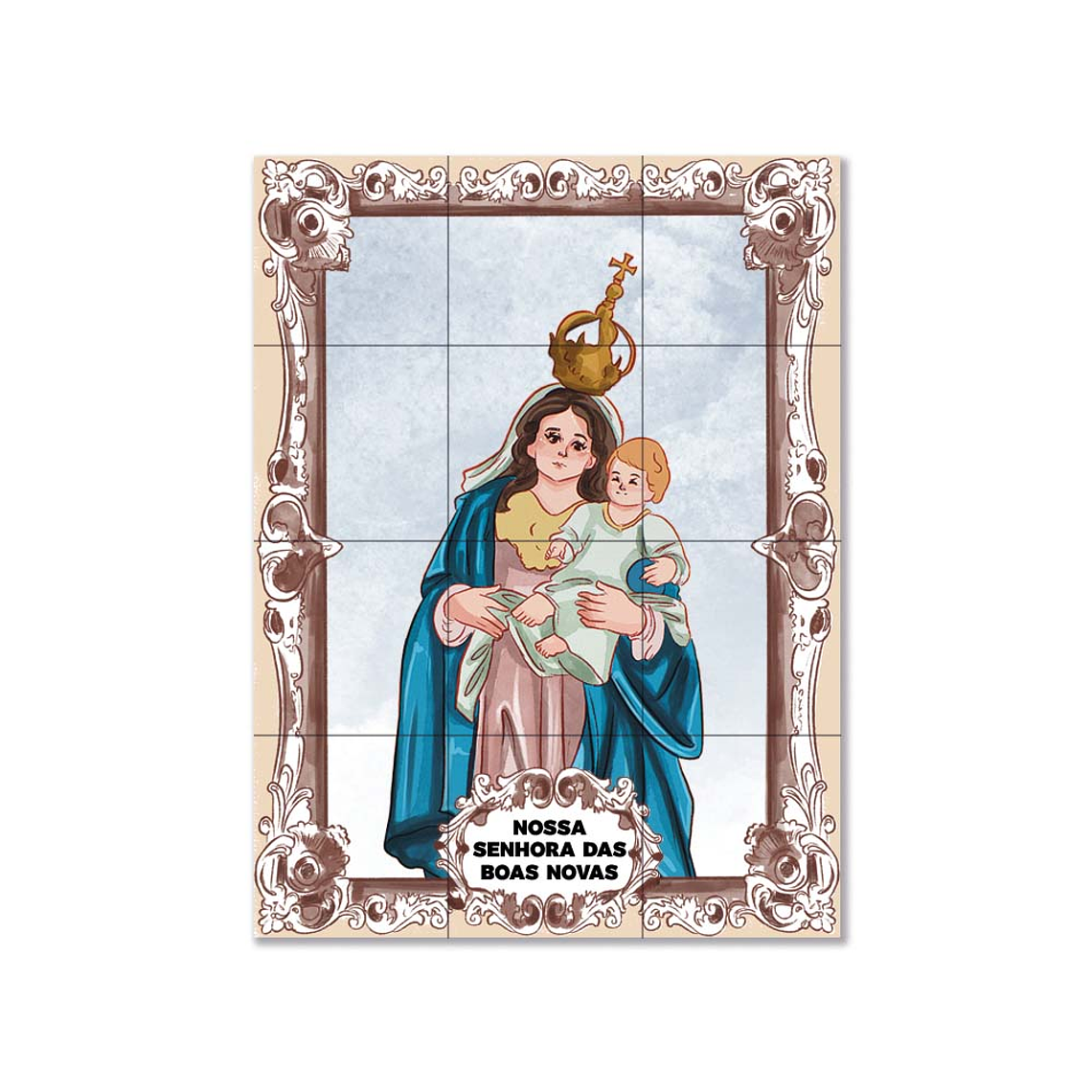 Azulejos di Nostra Signora delle Buone Novelle 45 cm x 60 cm 1