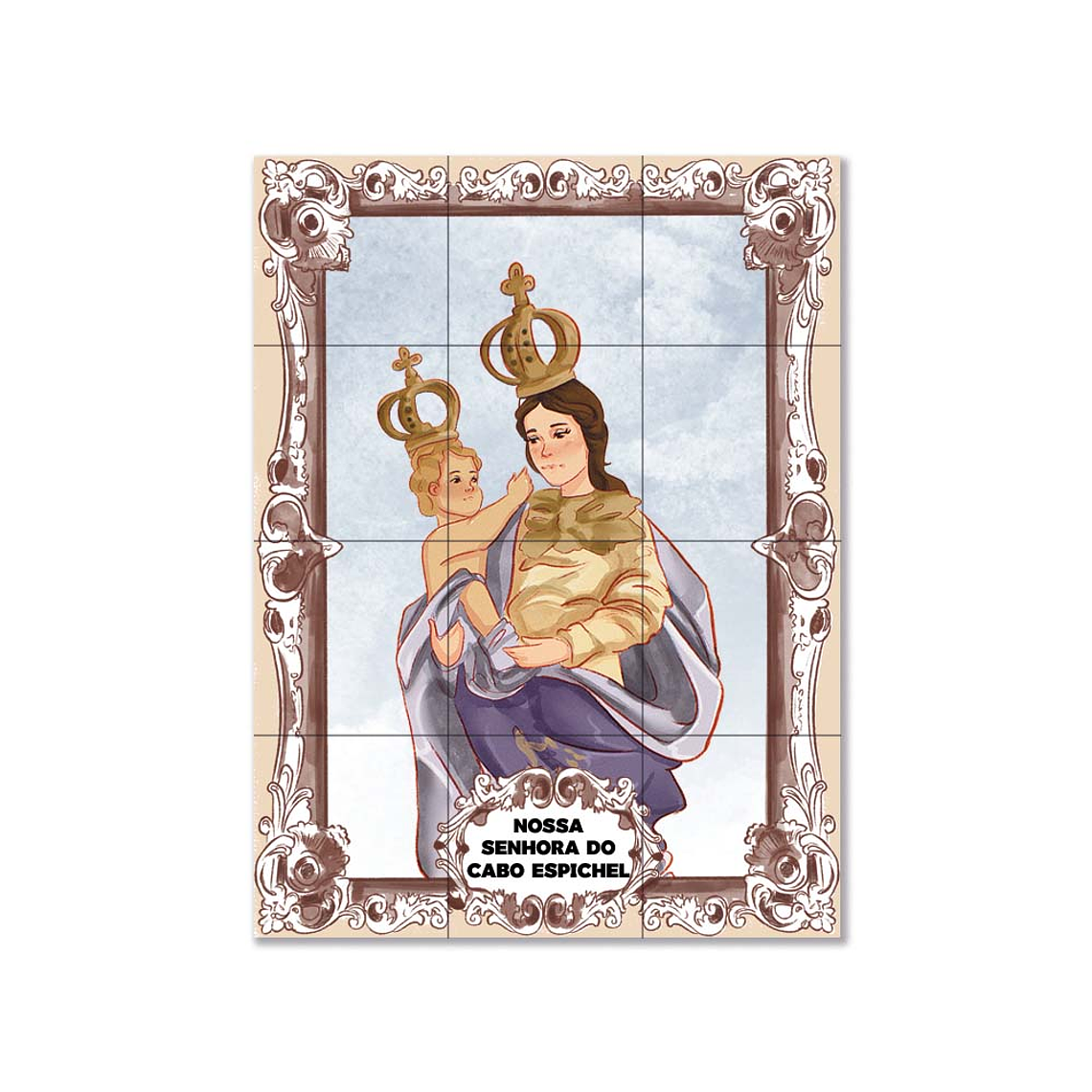 Azulejos di Nostra Signora di Cabo Espichel 45 cm x 60 cm 1