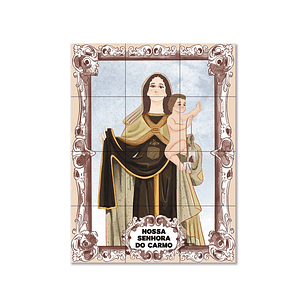 Azulejos de Notre-Dame du Mont Carmel 45 cm x 60 cm