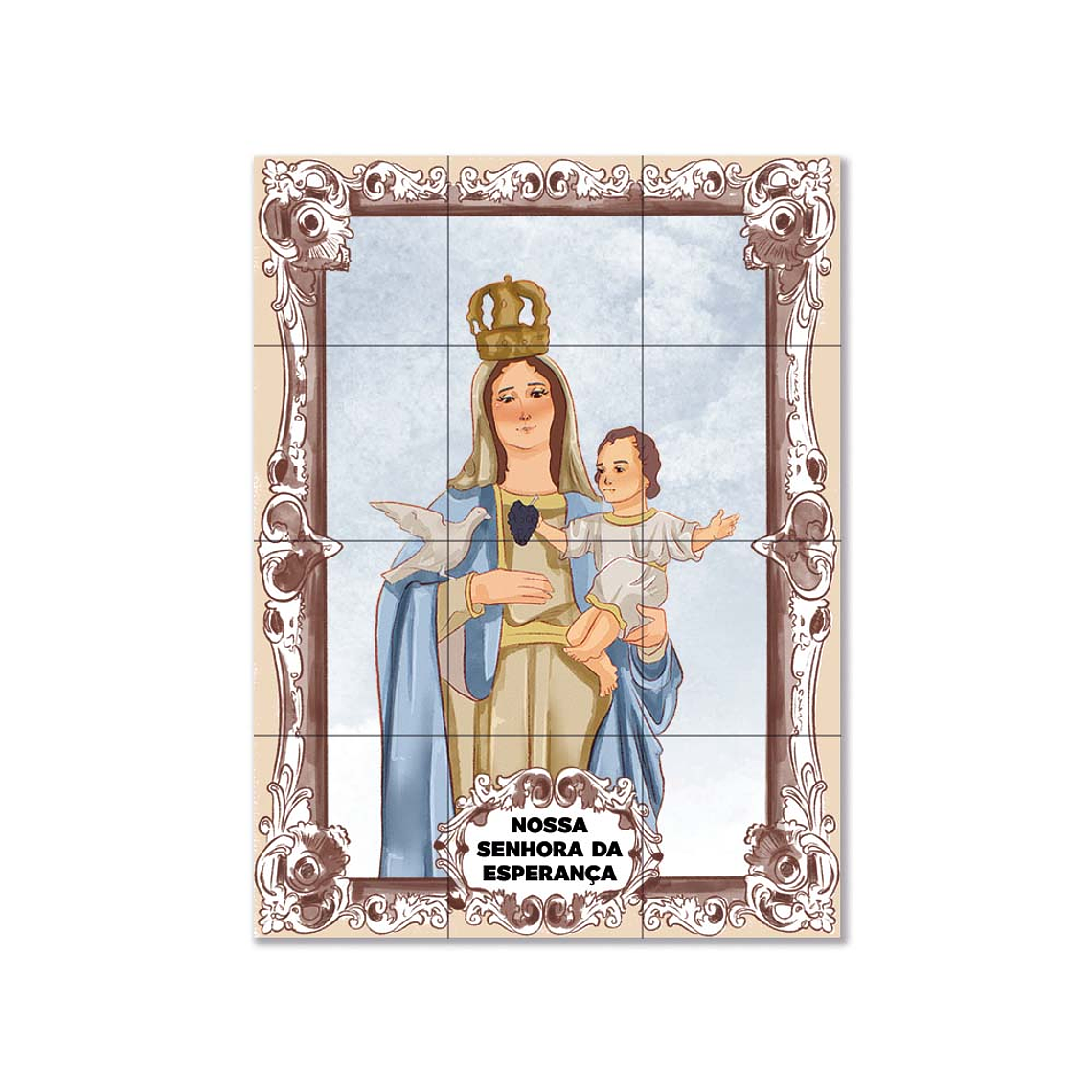 Azulejos di Nostra Signora della Speranza 45 cm x 60 cm 1