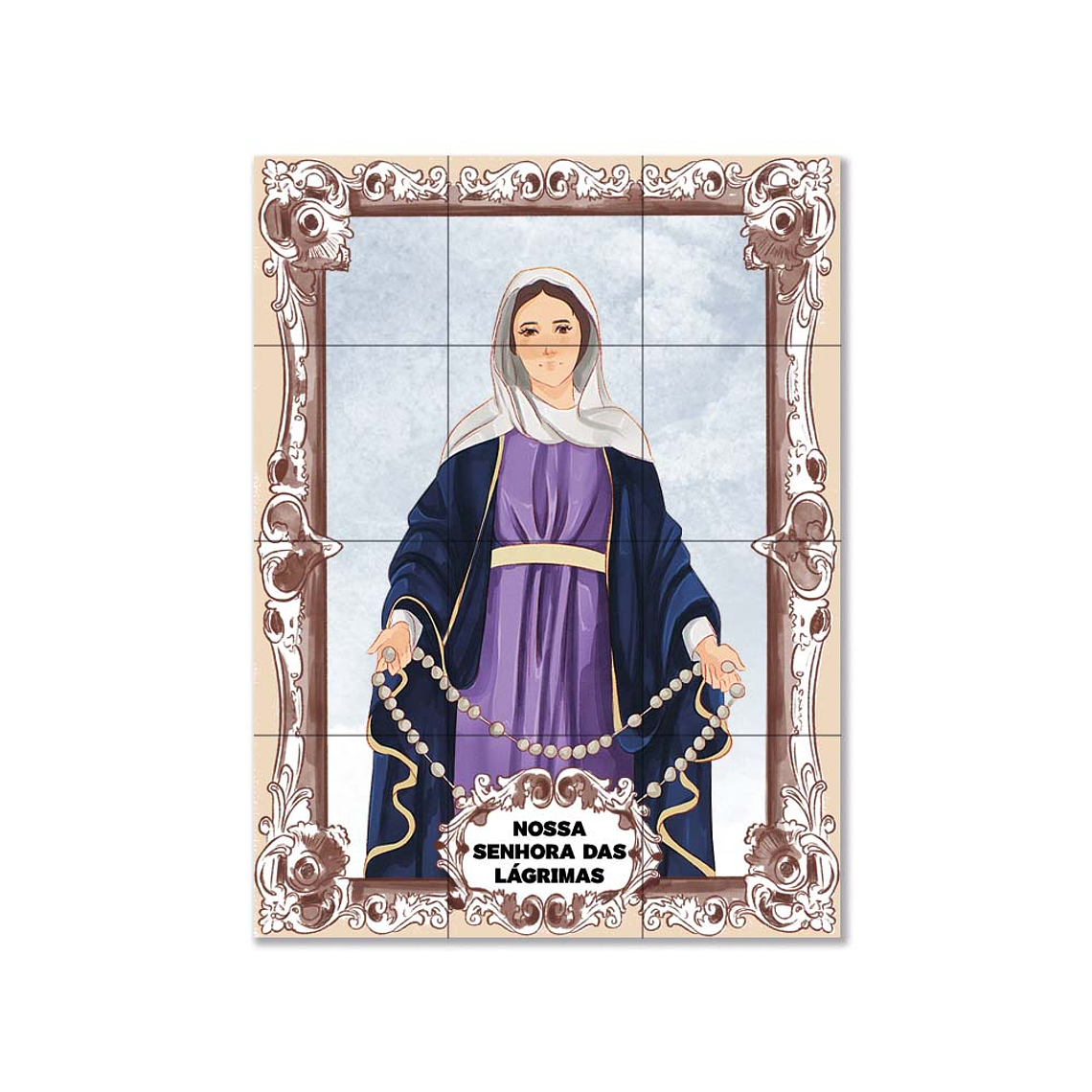 Azulejos de Nuestra Señora de las Lágrimas 45 cm x 60 cm 1