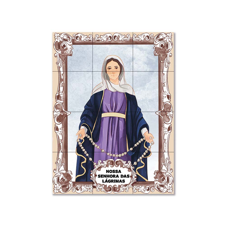 Azulejos de Nuestra Señora de las Lágrimas 45 cm x 60 cm 1