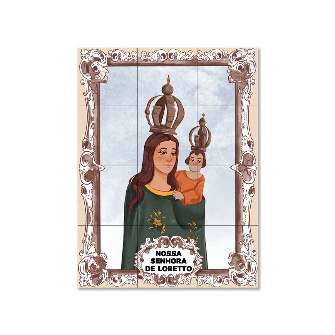 Azulejos de Nuestra Señora de Loreto 45 cm x 60 cm 1