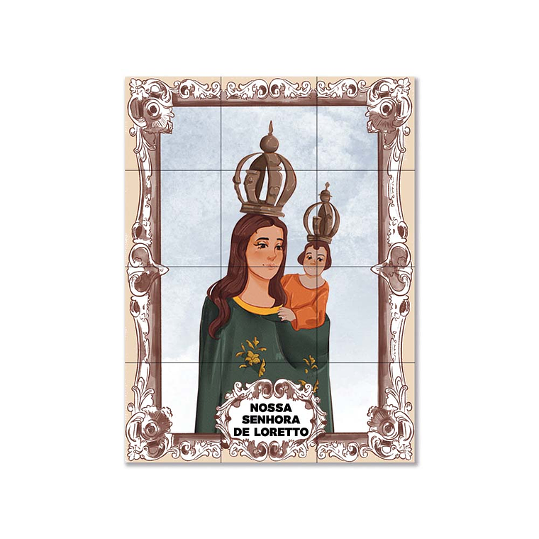 Azulejos de Nuestra Señora de Loreto 45 cm x 60 cm 1