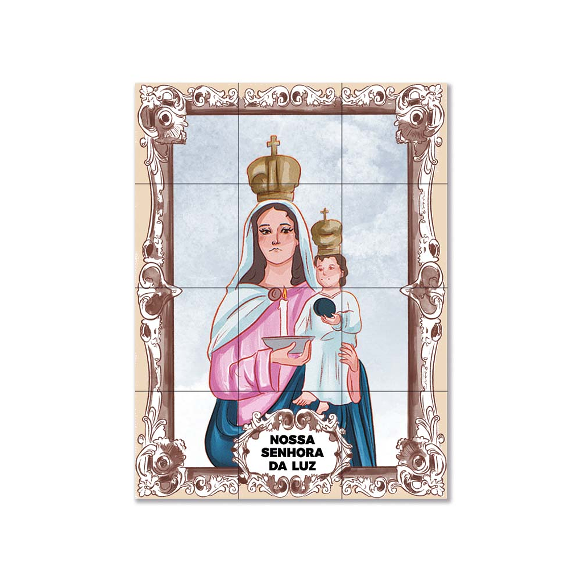 Azulejos de Notre-Dame de la Lumière 45 cm x 60 cm 1