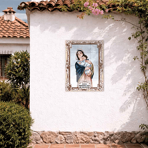 Azulejos de Nuestra Señora Madre de Dios 45 cm x 60 cm
