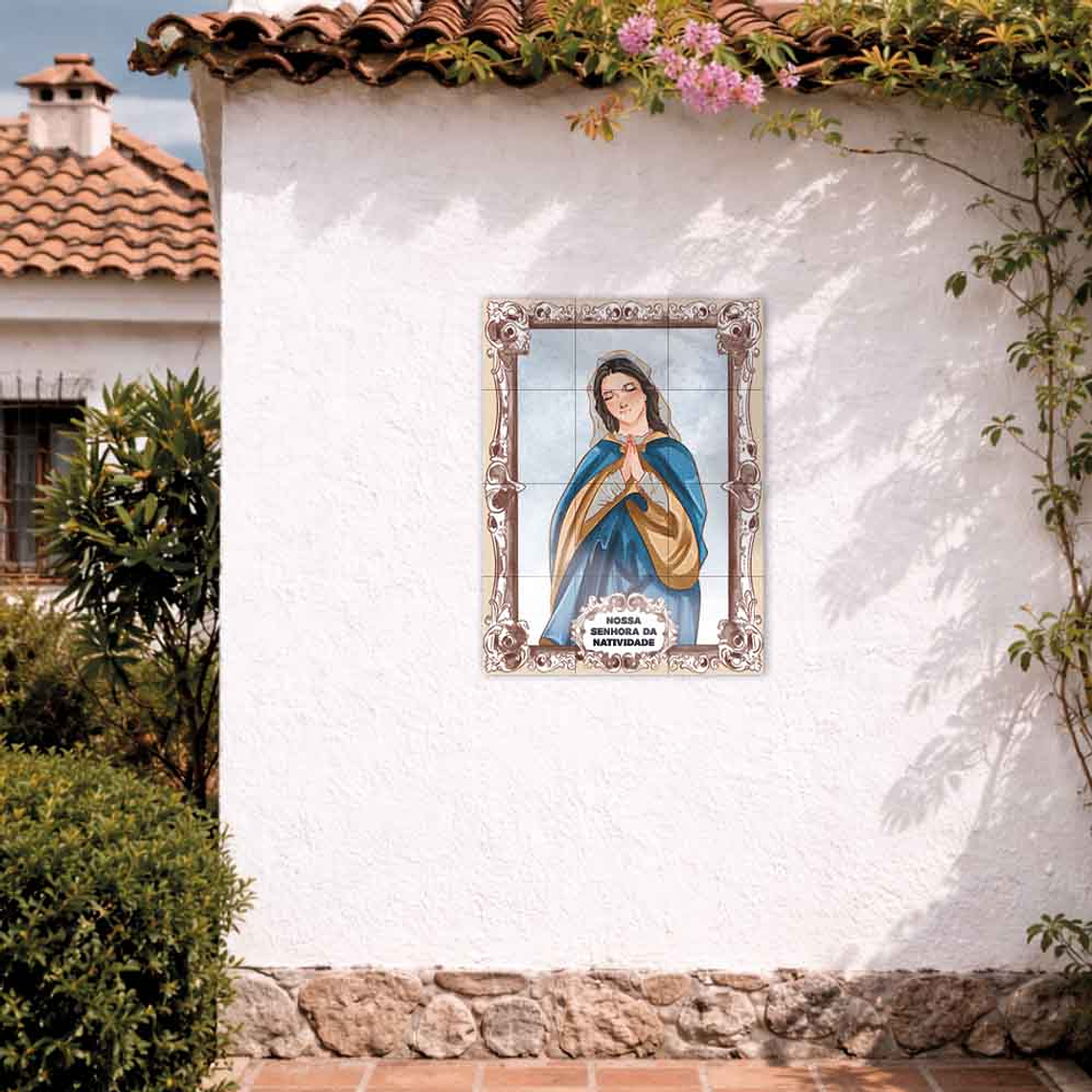 Azulejos di Nostra Signora della Natività 45 cm x 60 cm 2