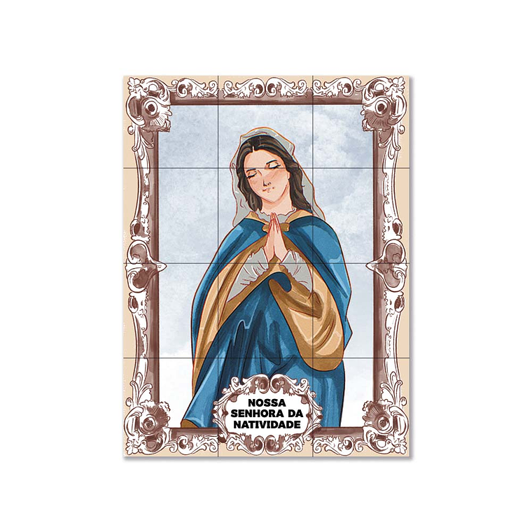 Azulejos di Nostra Signora della Natività 45 cm x 60 cm 1