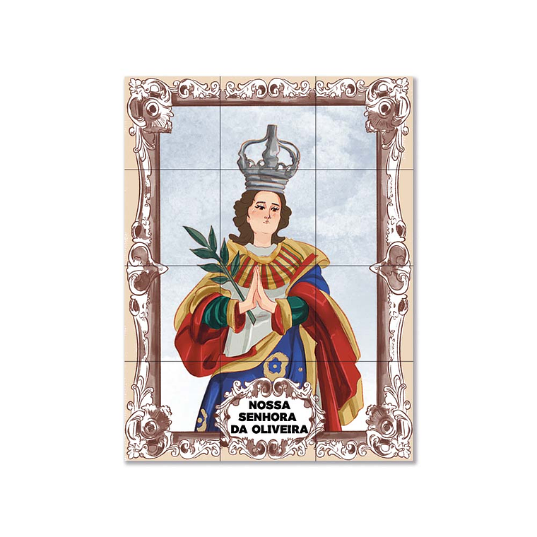 Azulejos de Nuestra Señora del Olivo 45 cm x 60 cm 1