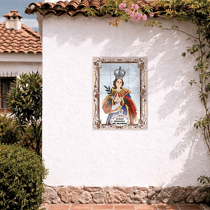 Painel de azulejos de Nossa Senhora da Oliveira 45 cm x 60 cm