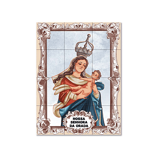 Painel de azulejos de Nossa Senhora da Orada 45 cm x 60 cm
