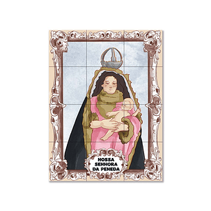 Painel de azulejos de Nossa Senhora da Peneda 45 cm x 60 cm