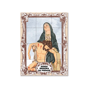 Painel de azulejos de Nossa Senhora da Piedade 45 cm x 60 cm