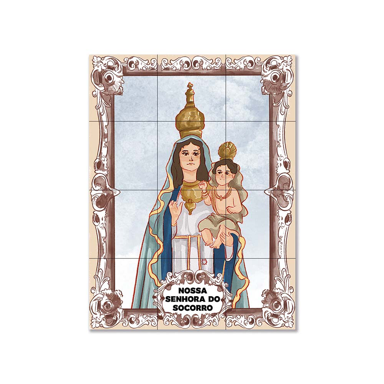 Azulejos di Nostra Signora del Soccorso 45 cm x 60 cm 1