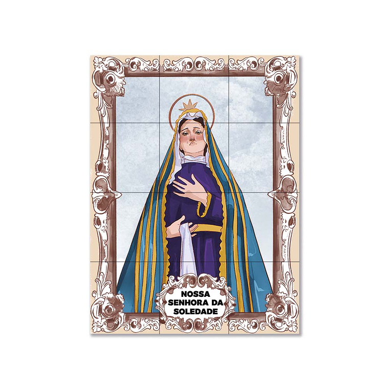 Azulejos di Nostra Signora della Solitudine 45 cm x 60 cm 1