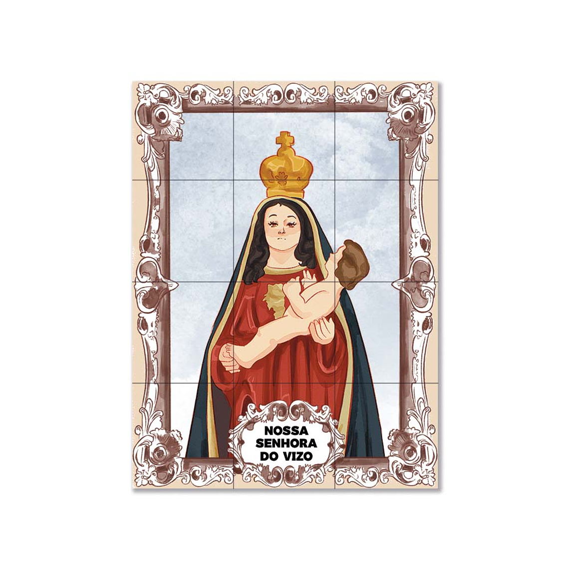 Azulejos di Nostra Signora di Vizo 45 cm x 60 cm 1