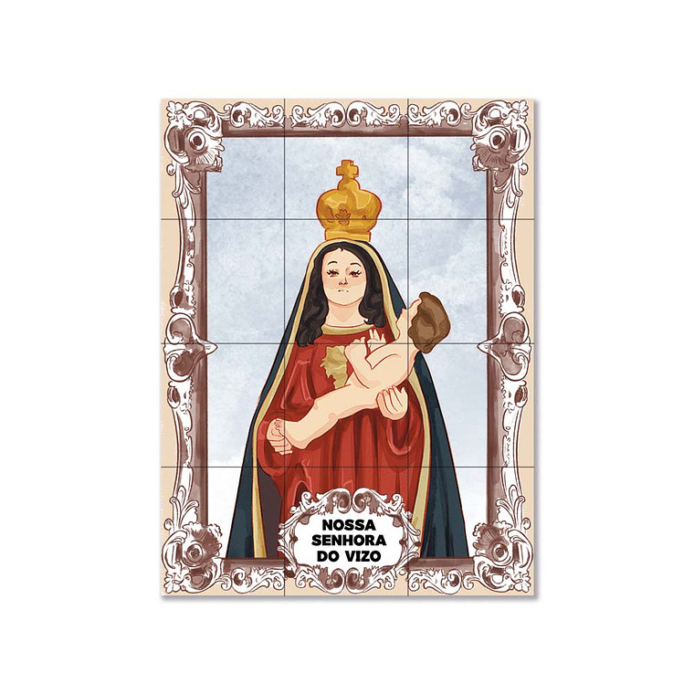 Azulejos di Nostra Signora di Vizo 45 cm x 60 cm 1