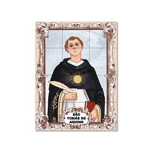 Azulejos de Saint Thomas d'Aquin 45 cm x 60 cm