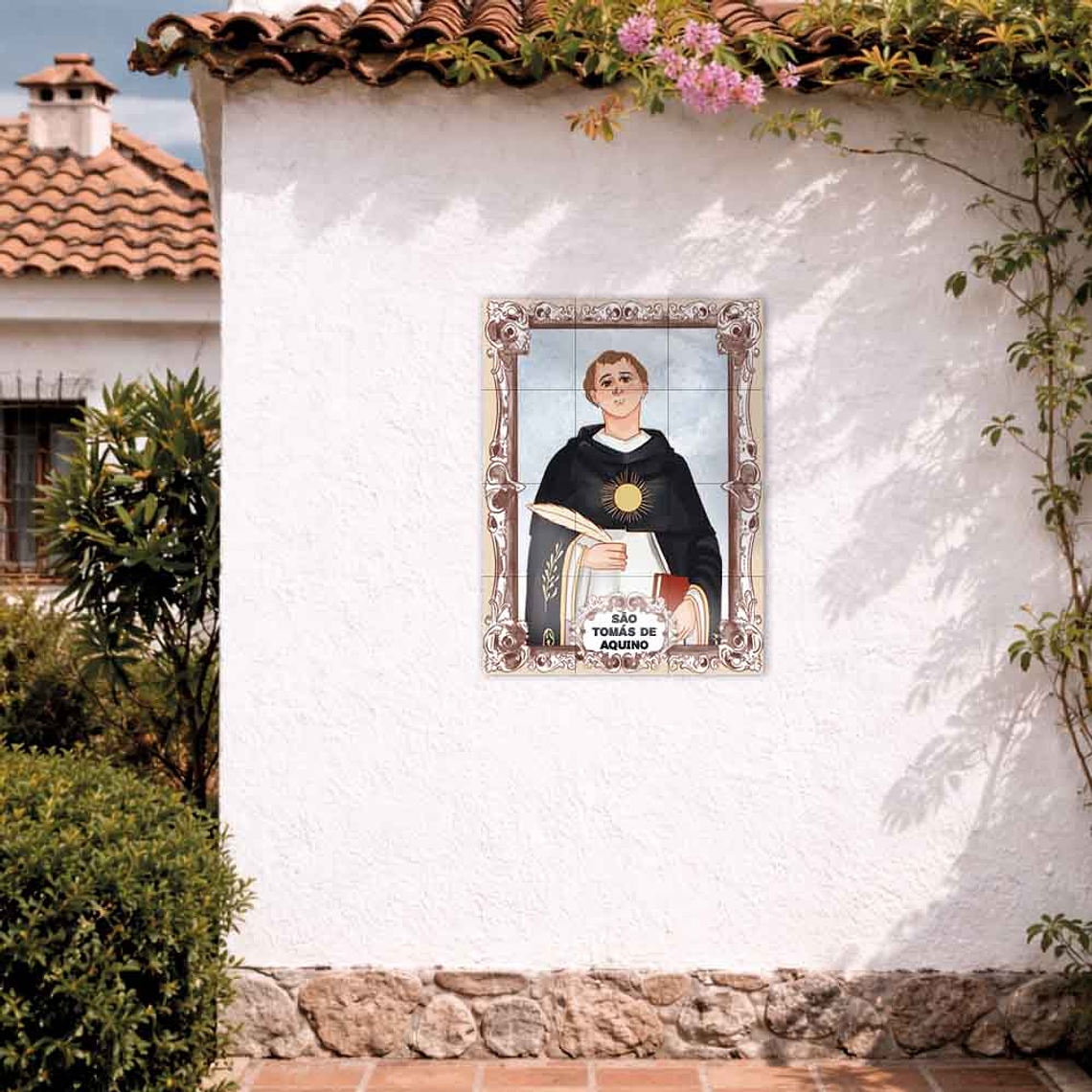 Azulejos de Saint Thomas d'Aquin 45 cm x 60 cm 2