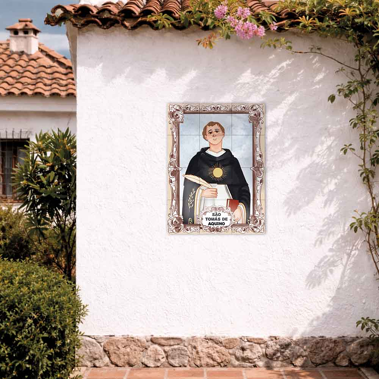 Azulejos de Saint Thomas d'Aquin 45 cm x 60 cm 2