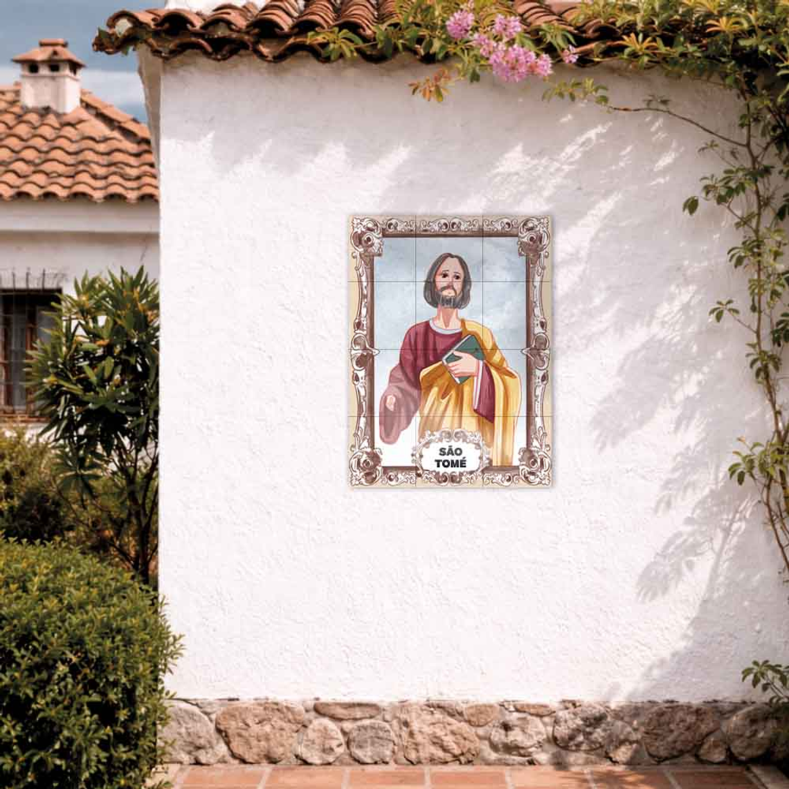 Painel de azulejos de São Tomé 45 cm x 60 cm 2