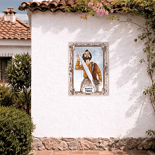 Painel de azulejos de Santo Tirso 45 cm x 60 cm