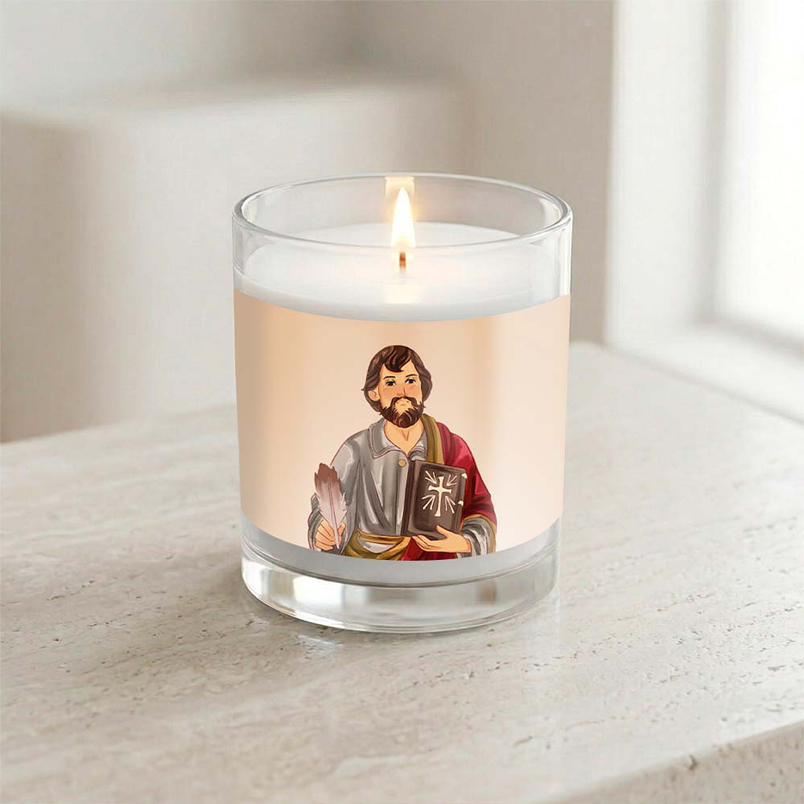 Saint Luke candle 2