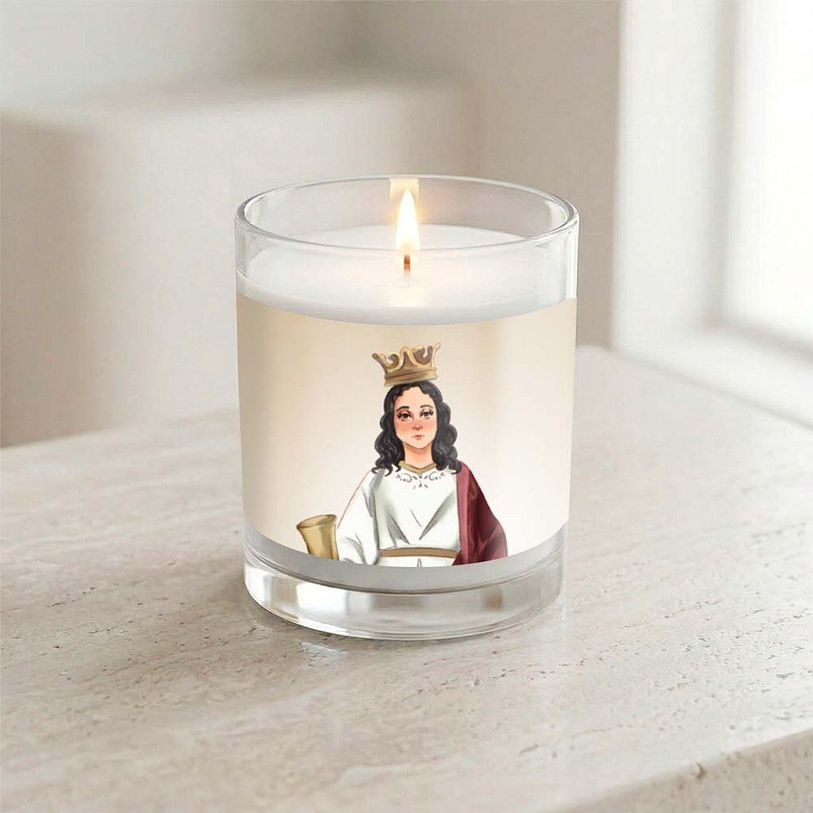 Saint Barbara Candle 2