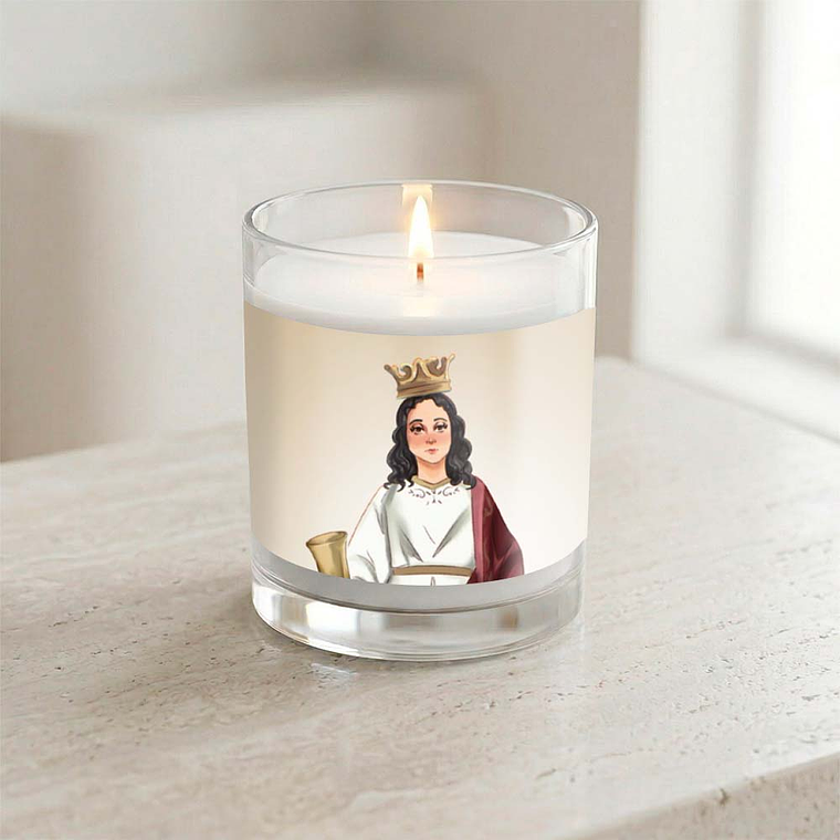 Saint Barbara Candle 2