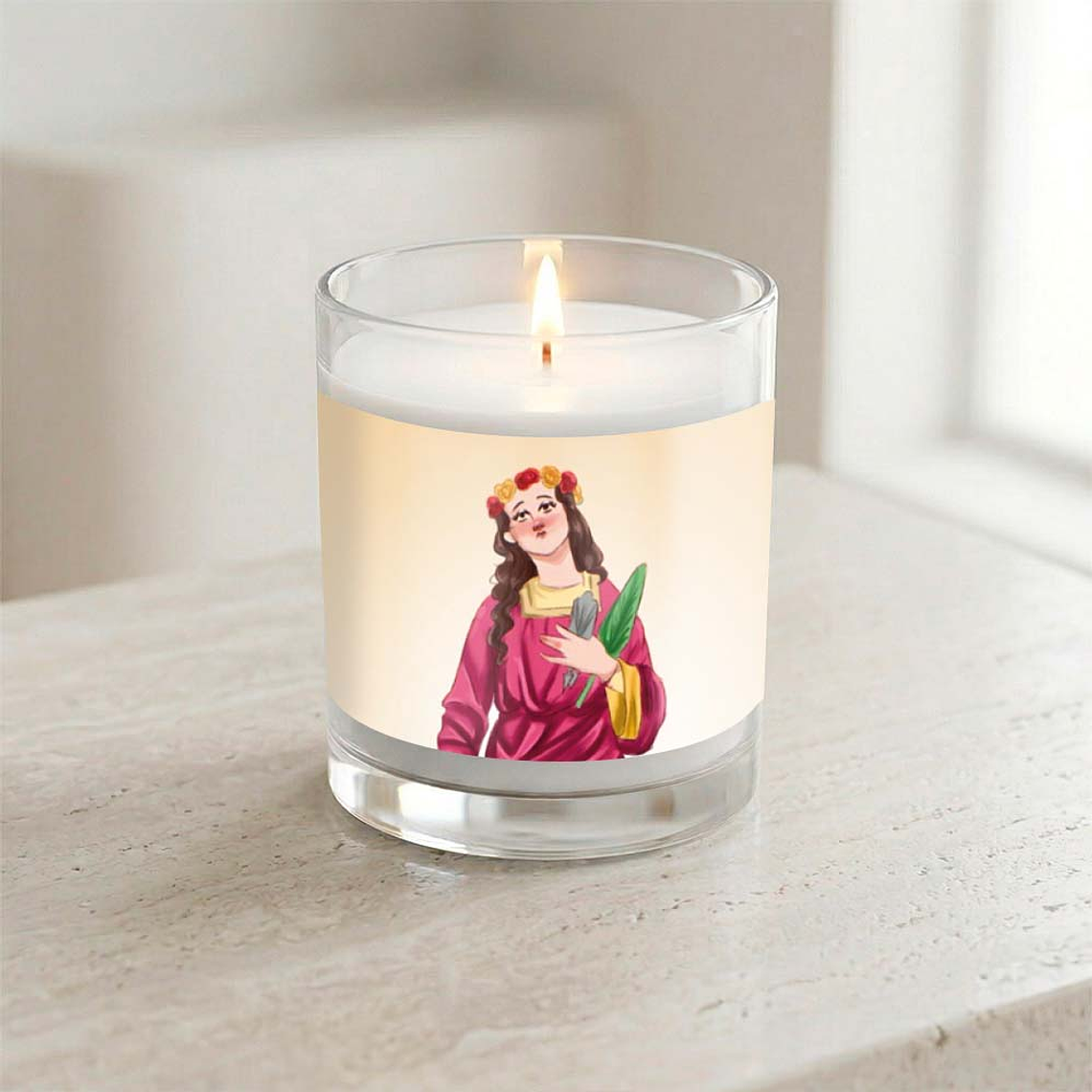 Saint Philomena Candle 2