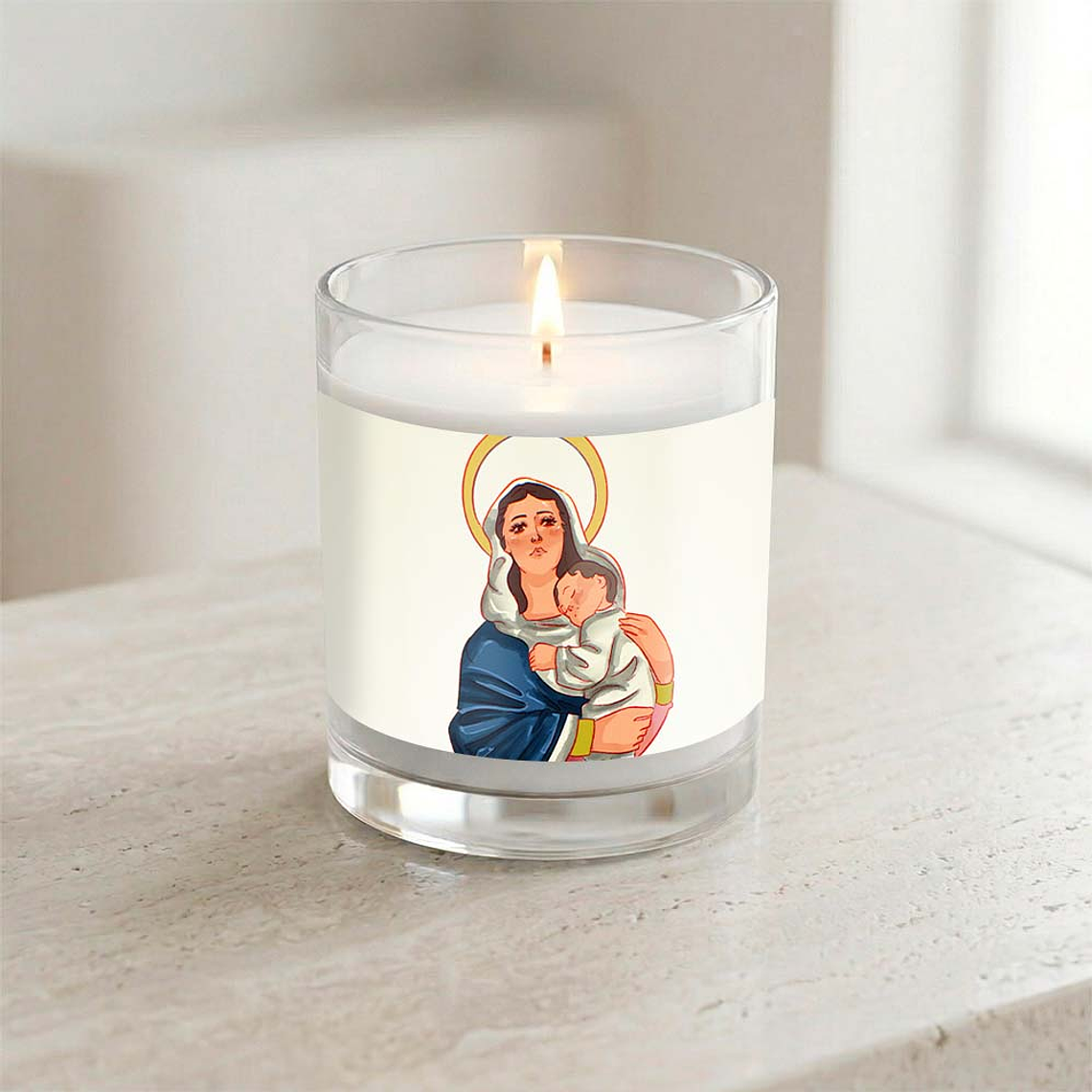 Bougie de Notre-Dame Mère de Dieu 2