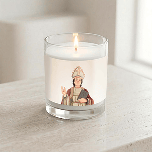 Saint Blaise candle