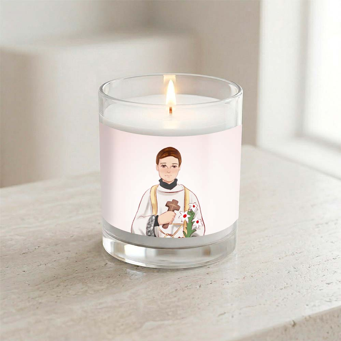 Saint Aloysius Gonzaga Candle 2