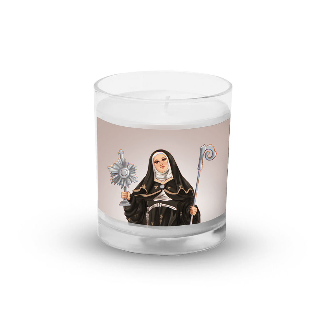 Saint Clare of Assisi Candle 1