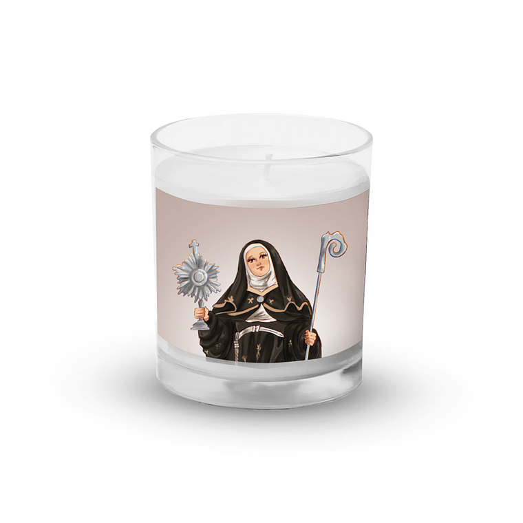 Saint Clare of Assisi Candle 1