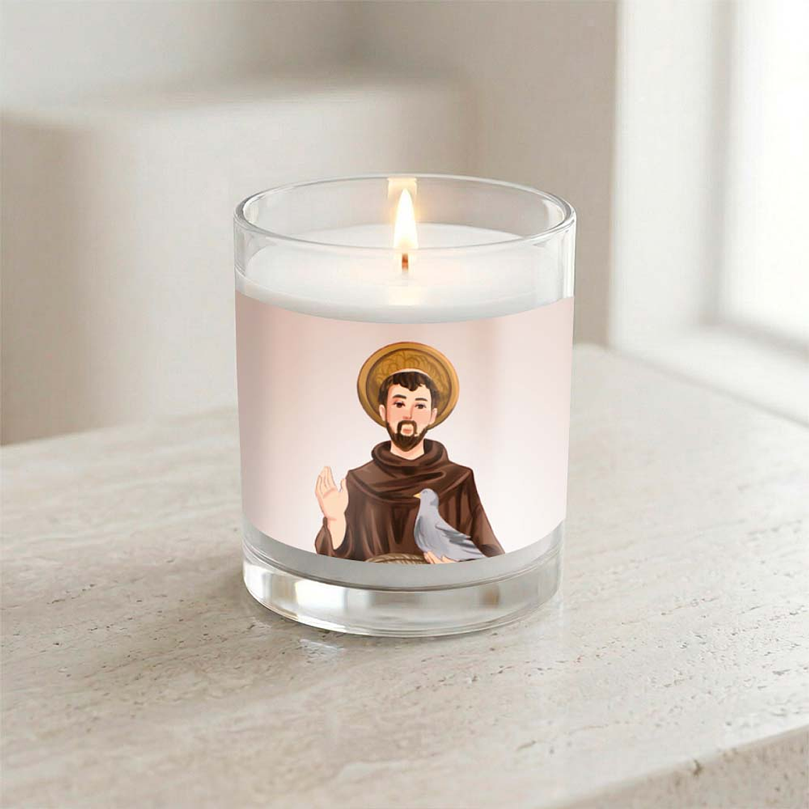 Candle Saint Francis of Assisi 2