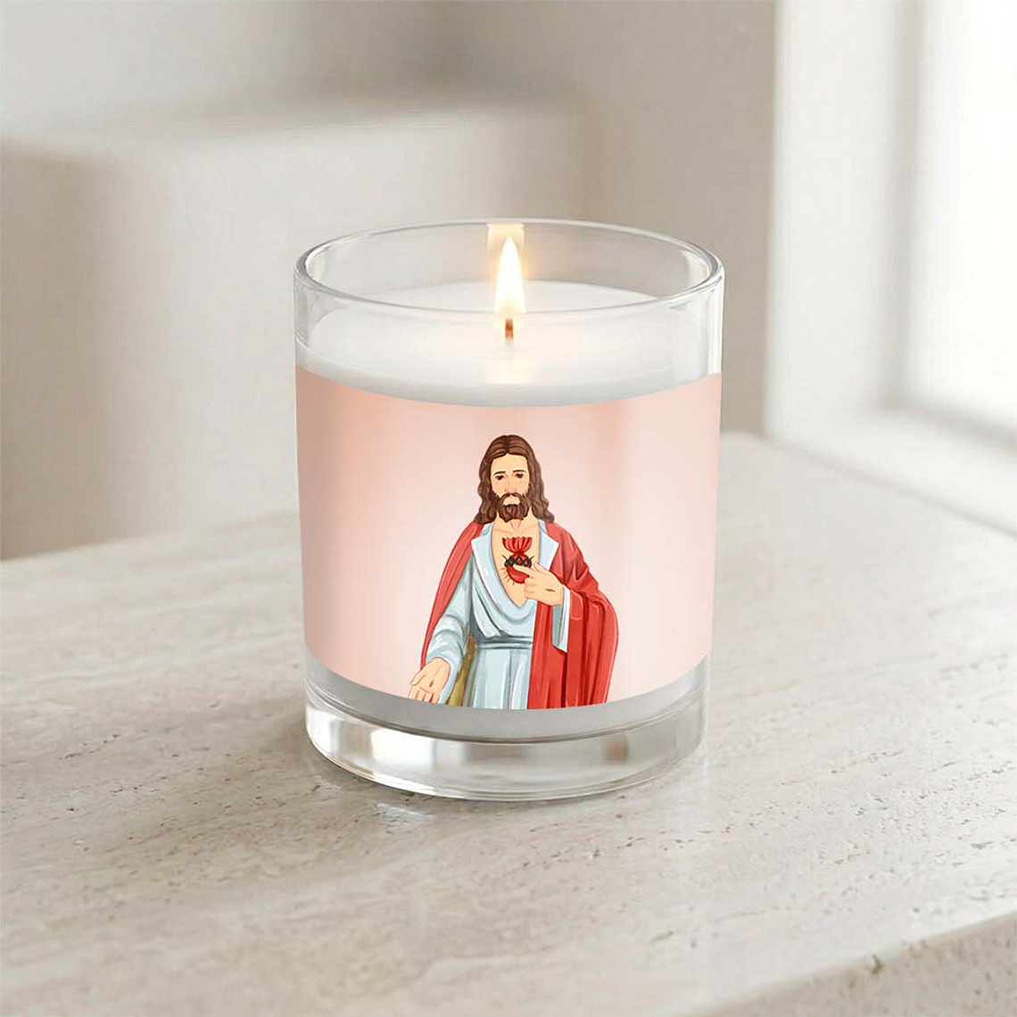 Sacred Heart of Jesus Candle 2