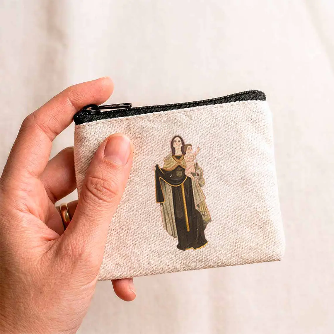 Tarjeta para rosario de Nuestra Señora del Carmen 3