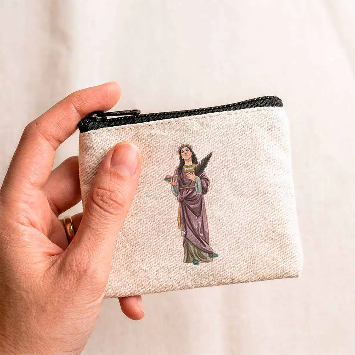 Carteira para terço de Santa Águeda 3