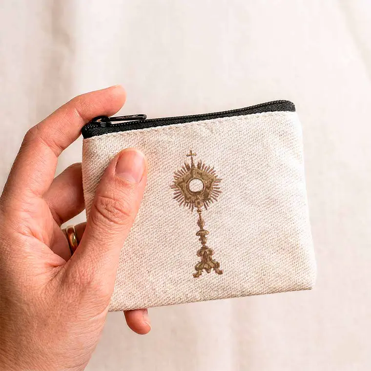 Carteira para terço do Santíssimo Sacramento 3