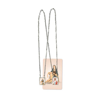 Our Lady of Piety Stainless Steel Scapular