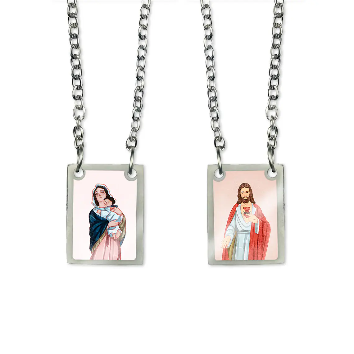 Escapulario de acero de Nuestra Señora Madre del Salvador 1