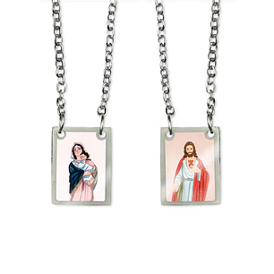 Scapulaire en acier de Notre-Dame Mère du Sauveur