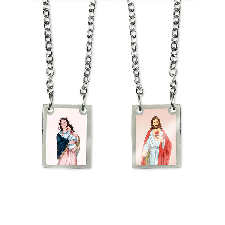 Escapulario de acero de Nuestra Señora Madre del Salvador 1